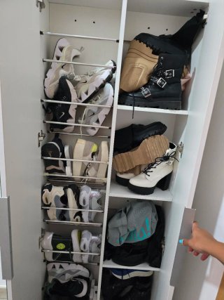Armario zapatero blanco