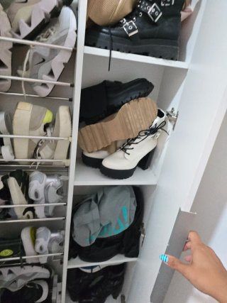 Armario zapatero blanco