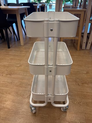 Carro organizador blanco Ikea
