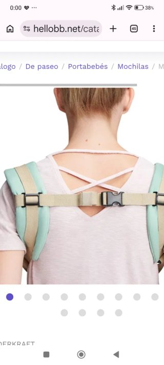 Mochila portabebés ergonómica