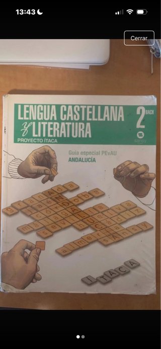 Lengua castellana y literatura, 2 BACH.