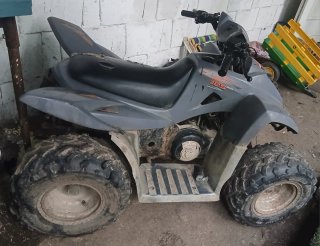 Quad gris todoterreno onda