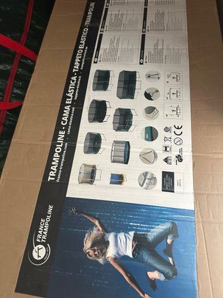 Cama elástica, marca France Trampoline.