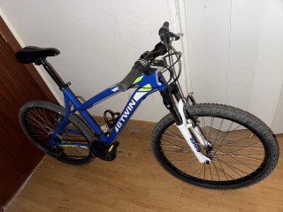 Bicicleta Btwin Azul Montaña