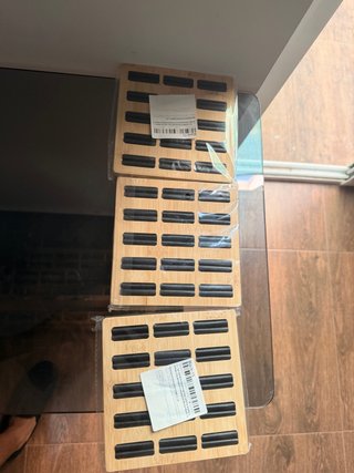 Organizador de anillos de madera