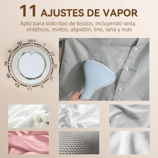 Plancha Vapor Vertical 1950W 2L