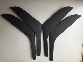Embellecedor Cubierta Manija Negro (4 uds)