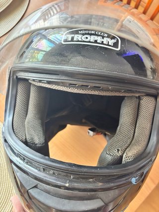 Casco Integral Motor Club Trophy Negro Talla M-L