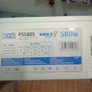 Fuente Alimentación PC BGO PS580S 580W