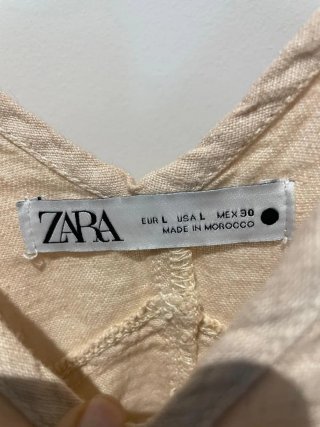 Vestido lino Zara