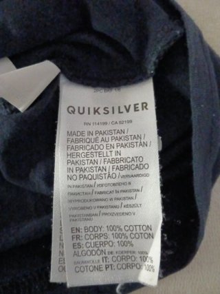 Camiseta Quiksilver niño talla 12