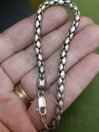 Collar/Cadena Plata 42cm