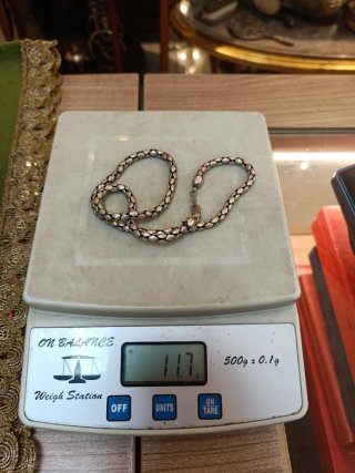 Collar/Cadena Plata 42cm