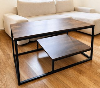 Mesa Centro Industrial Madera y Metal