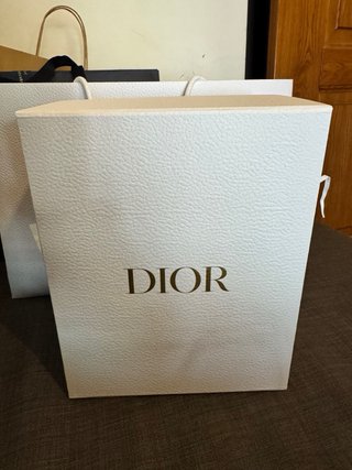 Borsa Dior Lady in pelle bianca