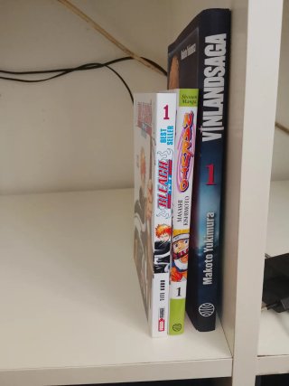 Tres mangas de Naruto, bleach y viland saga