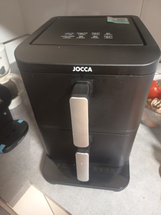 Freidora de Aire JOCCA 10L Doble Cubeta