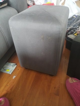 4 piezas puff grande, Cheslon y 2 puff más pequeño