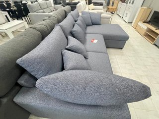 mega sofa shaislongue con cogines