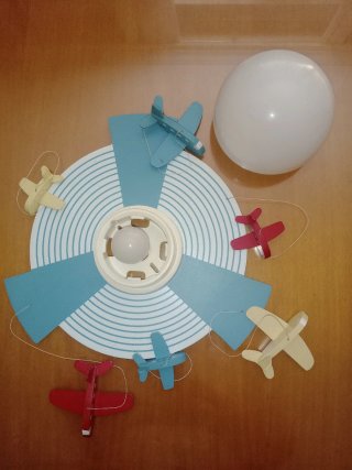 Lámpara Techo Infantil Aviones