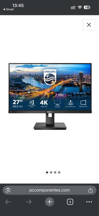 Monitor Philips 27 4K LED IPS
