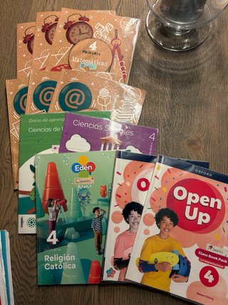 Libros de texto de 4º de Primaria