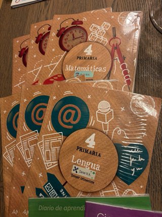Libros de texto de 4º de Primaria