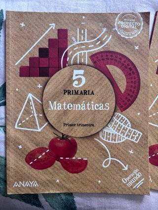Libros de Matematicas Anaya Operacion Mundo 5Prim