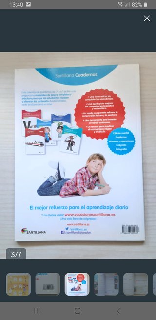 Vacaciones Santillana 5º 2 libros RESERVADO