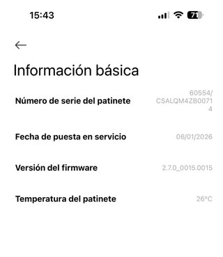 Patinete Xiaomi 5 2026 Usado 3 Veces
