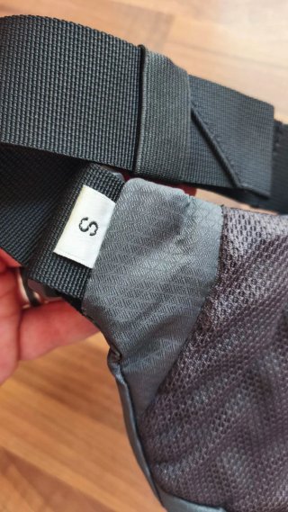 Borsa a spalla The North Face nera e grigia