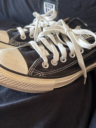 Converse All Star bajas negras