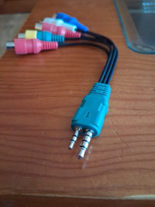 Pack 2 tomas Cable Audio-Video  + RGB