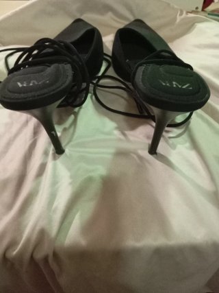 Zapatos tacón Zara Talla 39 negros