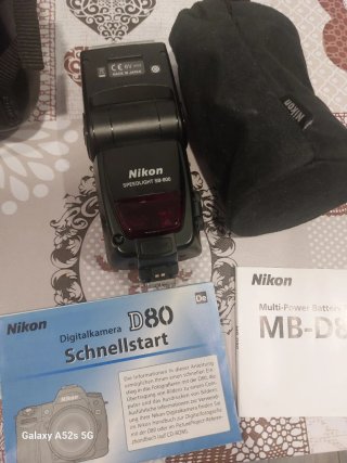 Equipo Fotografía Nikon D80 + Accesorios