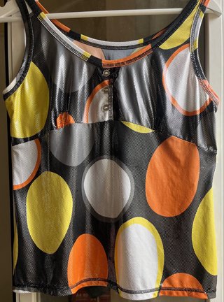 Top Y2K Geométrico Retro Talla M