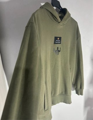 Sudadera FC Barcelona Verde Oliva