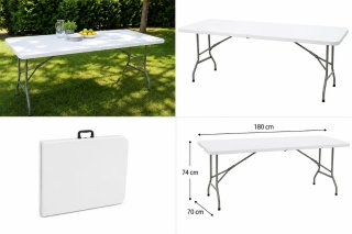 Mesa Plegable Blanca Exterior Nueva