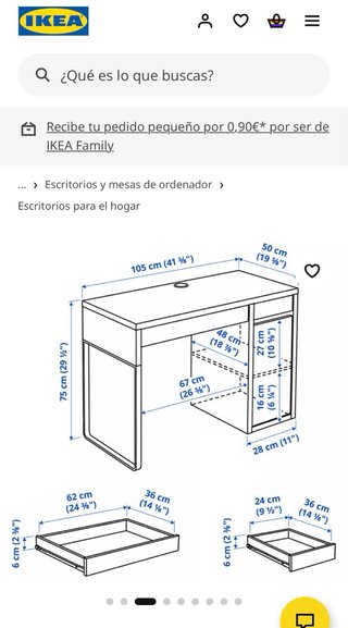 *NUEVO* Escritorio IKEA Micke Negro