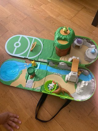 Mochila pokemon y Figuras (5 unidades)