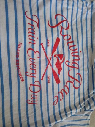 Camiseta marinera Zara rayas azules