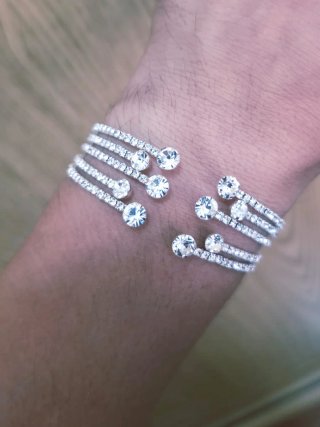 Brazalete de Plata 925 Brillante
