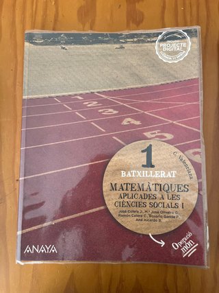 Matemàtiques aplicades a les ciències socials I.
