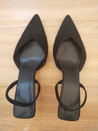 Sandalias destalonadas H&M negras
