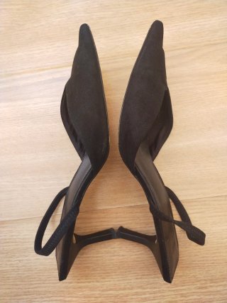 Sandalias destalonadas H&M negras