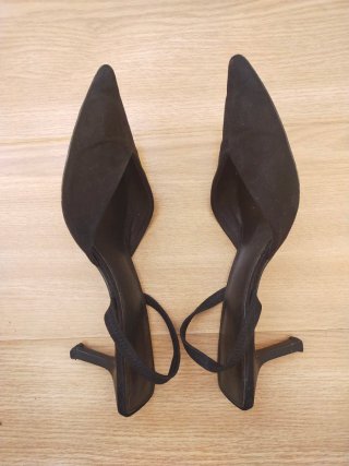 Sandalias destalonadas H&M negras