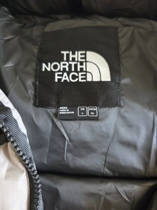 Piumino The North Face grigio e nero