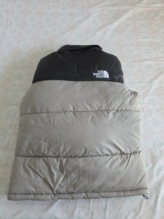 Piumino The North Face grigio e nero