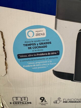 Freidora de aire doble Jata 9L
