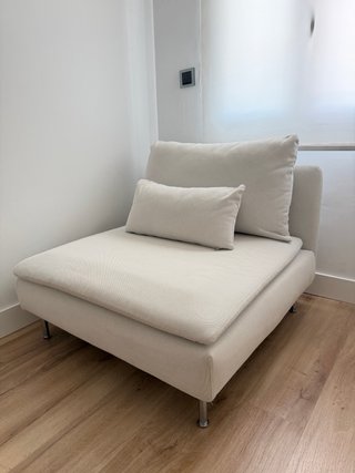 Sillón Chaise Longue Individual IKEA Beige